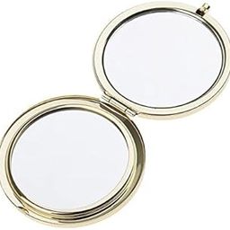UJEAVETTE® 8x1pc Travel Premium Folding Pocket Compact Makeup Mirror Two-Sided Gold-0