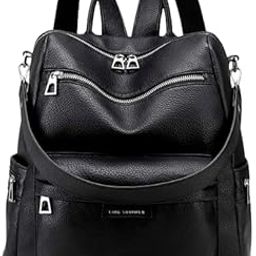 Casual Kayla Stylish Vegan Leather Backpack & Purse for Women | Gifts | Shoulder Bag for Women and Girls | College Bag for Girls | Multipurpose Travel Bag | Durable-image-21