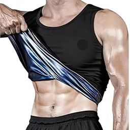 Man Sweat Shaper and Sliming Vest for Weight Loss, Exercises and Fitness Fat Burning Shaper for Man & Women-image-24