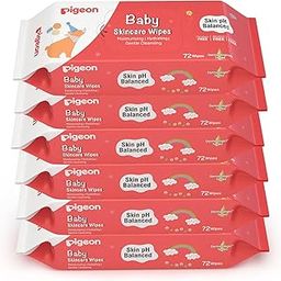 Pigeon Baby Skincare Wipes Combo Pack of 6-image-37
