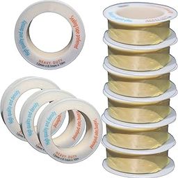 UPDESH Teflon Tape Heavy Duty (pack-20) Teflon Tape for Plumbing Pipe Fittings,Aquarium,Washing Machine,Water Tap to fix Water Leak & Tap Installation 12 MM x 0.1MM x 10 Meter-picture-14