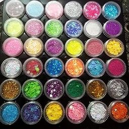 36 box nail jewellery different style (set of 36 design) for DIY Nail Art Decoration, Slime Making Craft-23