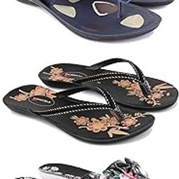 Trendy Open-Toe Sandals for Women – Soft Padded Footbed, Summer Wear | (COMBO-3)-1973-O20-1965-image-27