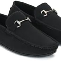 Loafers for Men Casual – Horsebit Buckle Suede Slip-On Loafers, Casual to Formal | Lightweight with TPR Sole, Men Loafer Shoes for Office, Daily Use-image-128