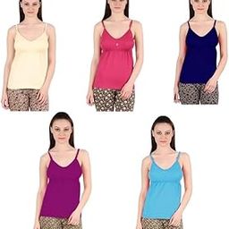 Women's/Girls Bra Camisole Combo Pack of 5 - (S,M,L,XL,XXL)-picture-28