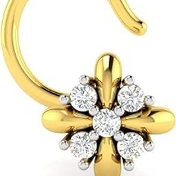 14KT Rose Gold Nose Ring for Women-image-91
