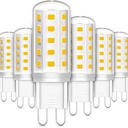 LEDYA G9 LED Bulbs, 3W Equivalent 30W Halogen Lamp, Warm White 2700K 380LM No Flickering AC/DC 220-240V for Bedroom, Living Room, Kitchen, Garden, Non-Dimmable, Pack of 6-picture-17