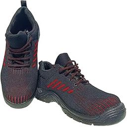 Low Ankle Safety Shoes for Men | PU Sole, ISI Approved |Mesh Upper, Steel Toe, Anti-Slip| Industrial and Scientific Light Weight Safety Shoes for Men-picture-18