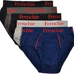 Men's Cotton Brief (Pack of 5) (FRENCHIE_PRO_Multicolor, 95 Cm)-image-2
