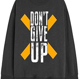 West Gate Clothing Plus Size Sweatshirt for Men | Printed Cotton Rich Sweatshirt | Dont Give Up Print-image-44