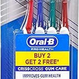 Oral B Pro-Health Gum Care Toothbrush, Medium, Manual, Adult (Buy Two Get Two Free) Multicolor-6