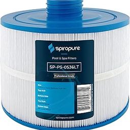 SpiroPure Replacement for Bullfrog Spa Filter PBF36 Wellspring 10-2870 Pleatco PBF36-M Unicel 8CH-951 Bullfrog 35 Hot Tub Spa Pool Cartridge (SAE Long Thread Version)-picture-12