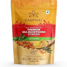 Kamphal Premium Sea Buckthorn Berry Powder 100 gm | 100% Pure Water Soluble | Rich in Fiber, Omega 3, 6, 7, 9, Collagen, Vitamin C & E | Nutrient-Dense Superfood for Skin Health & Overall Wellness-19