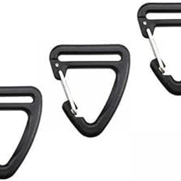 THE STYLE SUTRA 6xWebbing Strap Hook Webbing Connecting Clips for Camping Equipment Hiking DIY Triangle 3pcs-17
