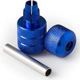 ITT Aluminium Tattoo Blue Lock Grip Heavy Quality 25mm-31