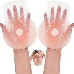 Reusable Silicone Breast Covers for Women – Invisible, Waterproof, Self-Adhesive Pasties – Matte Finish, Secure & Comfortable, 1 Pairs – Fits A-D Cups - Backless & Strapless Dresses-12