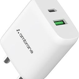 Ambrane 30W USB & Type C Fast Charger with QC & PD Technology, Fast Charging Compatible with iPhone, iPad, Samsung Galaxy, Note, Redmi, Mi, Oppo,Smartphones and More (RAAP H30, White)-13