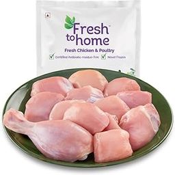 FreshToHome Premium Chicken | Curry Cut | 450g Pack | Skinless | Antibiotic-Residue-Free | Tender | Fresh | Never Frozen-24