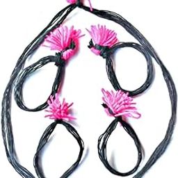 Nazarband Dori for Unisex Baby , Black & Pink Fudna Dori - 1 pc Kamar Dori, 2 pc Leg Dori, 2 pc Hand Dori Combo of 12 Set, General Size-picture-22