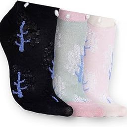 Women`s Ankle Non-Towel Cotton Socks For Casual Wear/Gym/Office In (Pack of 3)-picture-38