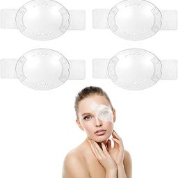 4 Pcs Eye Patch, Patches, Eye Cover Transparent Mask Covering Mask Breathable Mask Single Protective Cover Protection Anti-Collision Spoon Shaped-picture-0