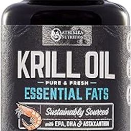 Antarctic Krill Oil Soft Gels, Dietary Supplement with Omega-3s, EPA, DHA, Astaxanthin and Phospholipids to Support Coginitive, Cardiovascular and Joint Health, 1000mg Per Serving, 60 Count-26