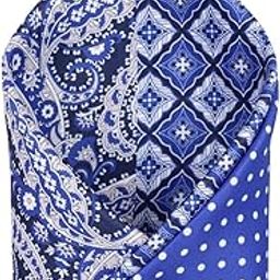Men Blue Party Pocket Square-image-79