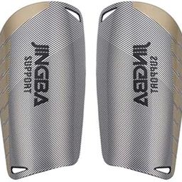 SAZ DEKOR 2xSoccer Shin Guard Football Pads Shinpads for Adult Boys Girls Black M-image-2