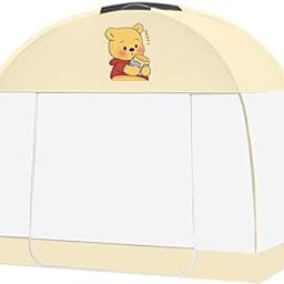 CALANDIS™ Kids Bed Netting Cover Canopy Fit 1.2M Beds for Nursery Room Student Bed | Canopies & Netting | Bedding-image-6