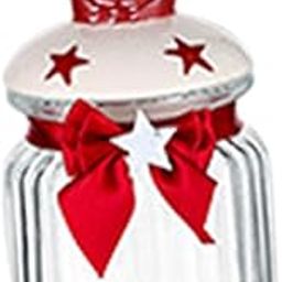 Christmas Candy Tank with Cover Cute Kitchen Canisters for Bar Kitchen Hotel Santa 260ml-18