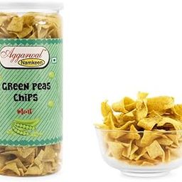 Aggarwal Namkeen MATAR (GREEN PEAS) Chips Waffers, SPICY TREAT (150gm)-image-81