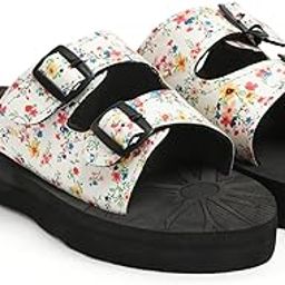 Black Synthetic Slides For Women & Girls-image-60