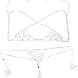 LICHTS®1 Set Jewelry Crystal Rhinestone Chain Bra Lingerie Halter Top Body Chain|Clothing, Shoes & Accessories | Womens Clothing | Sleep | Bras & Bra Sets-image-59
