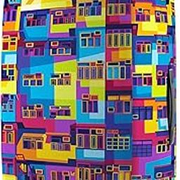 Polyester 75 cm (28 Inch) Large Protective Luggage Cover - Montane Design,Multicolor-image-80