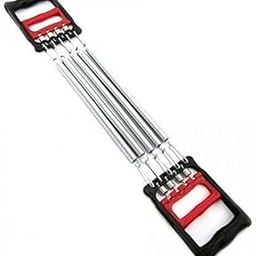Chest Expander Exerciser Hand Gripper with 5 Springs | Professional Gym Exercise Pull Fitness Puller Spring Portable Adjustable Resistance Men's and Women's Weight strengthening-image-98
