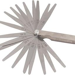 Generic 1 Set Metric Feeler Filler Gauge with 20 Blades Feeler Valves Measure Tool-11