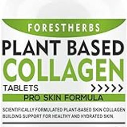 FORESTHERBS Collagen Supplements For Women Enriching Biotin, Hyaluronic Acid, Vitamin C, D3, E, Glutathione, Alpha Lipoic Acid, Green Tea, Spirulina & More For Skin, Hair, and Bones -60 Tablets-image-83
