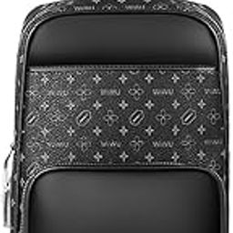 Fingerprint Lock Crossbody Bag, Black, Adjustable Strap (waterproof)-19