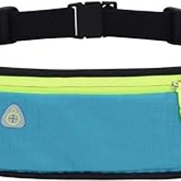 Slim Running Belt Fanny Pack Waist Pack Bag for Hiking Cycling Workout Reflective Runners Belt Jogging Pocket Belt Travelling Money for 3 Pocket Running Pouch Phone Holder Accessories.-image-97