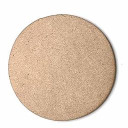 Adikala MDF Plain Circle Shaped Blank Cutouts for Painting, Writing, Resin, Decoupage, Pyrography, DIY Art & Crafts, Creative DIY Gift 8. Inch-17