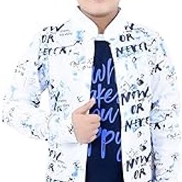 Jam & Sugar Boys Cotton Printed T-Shirt with Attached Shrug Jacket - Full Sleeves-image-13