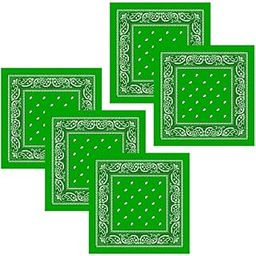 Unisex Cotton Bandana/Head Wrap/Wristband/Face Cover/Handkerchief For Men And Women (50CM X 50CM_Pack of 5)-image-29