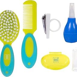 Mee Mee Premium 6 in 1 Grooming Kit for New Born Baby with Nail Clipper, Nose Cleaner, Finger Brush, Soft Hair Comb |Kids Accessories Set | Ideal for Travelling & Home Use-image-39