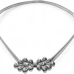 Elastic Belly Chain Belt for Women Peacock Design Spring Saree Belt Wedding Kamarband for Ladies Saree Adjustable Waist Belt For Women 28-38 Inch Waist Size - (CB09)-image-85