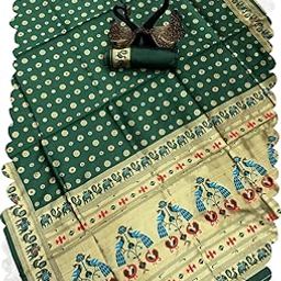Women's Pure Original Kanchi Pattu kanchipuram Kanjivaram Silk Foil Zari Weaving Silk Kadva Print Banarasi Desinger Sarees With Blouse Piece For Wedding-image-1