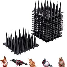 Bird Spikes |Black| Pack of 5 Bird Spikes | Repellent Spike,Pigeon Spikes, Pigeon Problem Solutions, UV Stabilized Bird Spikes for Outdoor AC Unit & Balcony Railing, Pigeon Control-9