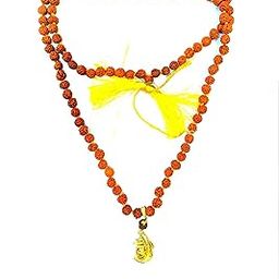 Lord Shiv Shankar Mahadev Shiv Shakti Rudraksha Pendant with Rudraksha Mala 108 Beads Original for Men & Women-4