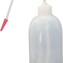 Laboratory Wash Bottle, 500ml, Polypropylene with Flexible Delivery Tube, White-image-31
