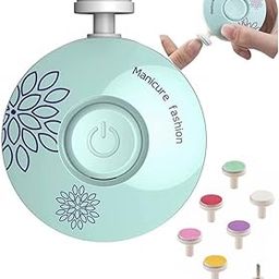 Vietnam Baby Electric Nail Trimmer With 6 Grinding Pad For Trim, Polish, Baby Grooming (Multi Colour),1 Count-image-12