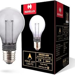 HAVELLS Decorative Bulb-ORION A60 SMOKE 2W 2800K E27 LAMP-picture-17